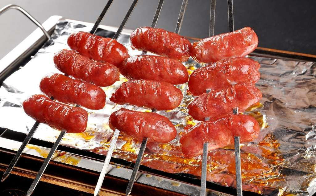 红坊香仔肠 500g 30根 香肠烧烤香肠肉肠热狗烤肠烧烤西安红坊香仔肠