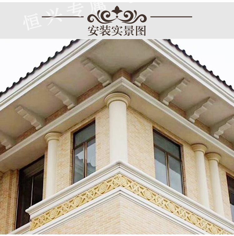 2022新款eps线条湖南建筑别墅eps线条外墙腰线装饰梁托泡沫檐线窗套