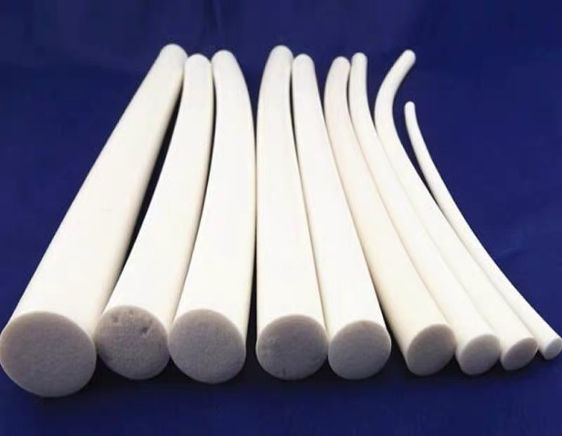 耐高温硅胶发泡胶条真空吸盘密封条发泡圆条1/1.2/2/2.5/3/3.