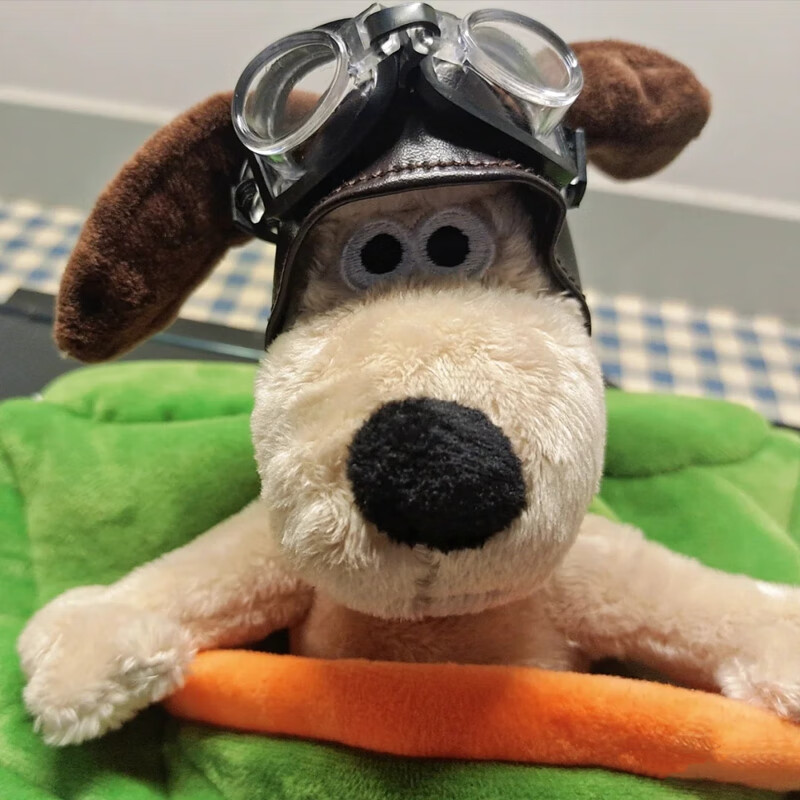 迪士尼(disney)23cm骨架掌门狗毛绒修狗公仔飞行员系列套装牛仔飞行