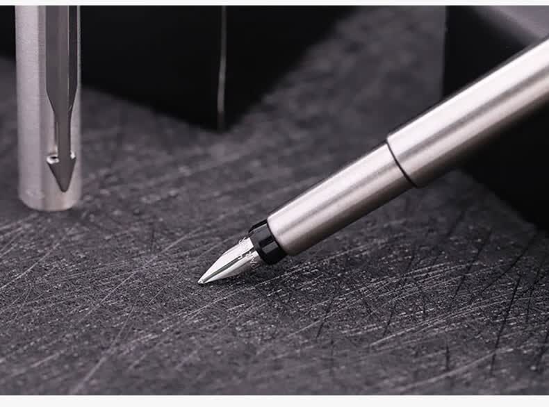 parker派克钢笔威雅xl系列金夹墨水笔学生用练字送礼德国原装xl钢杆金