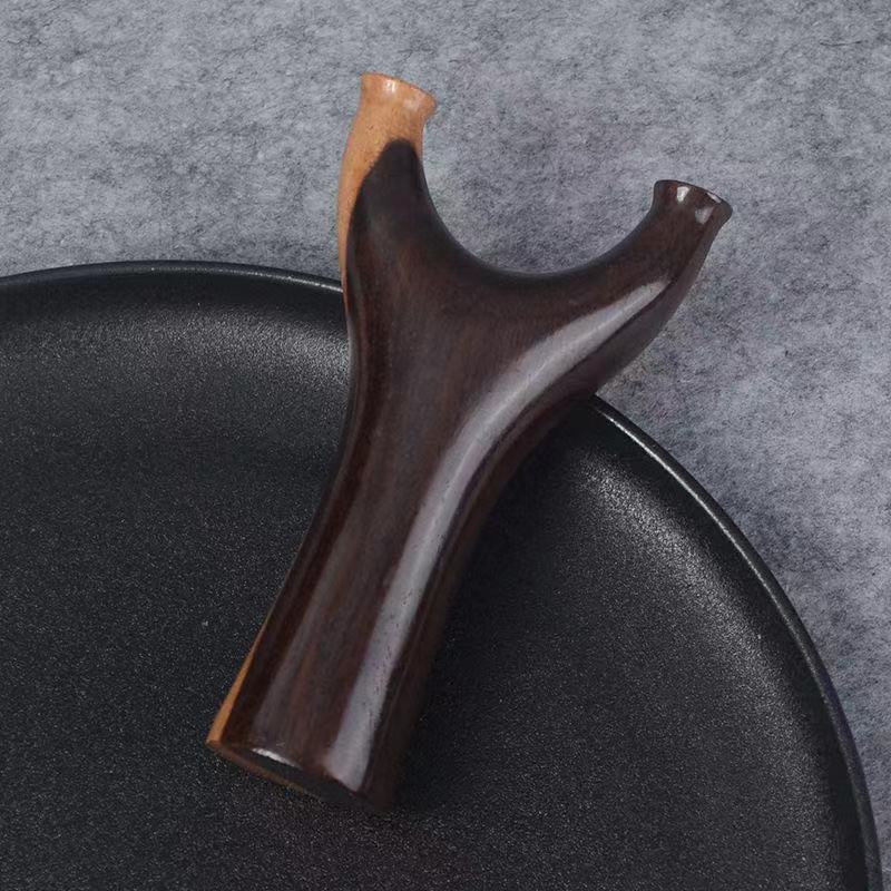 弹弓木制实木木头原木扁皮弓反曲精准飞虎叉手工户外飞虎礼品