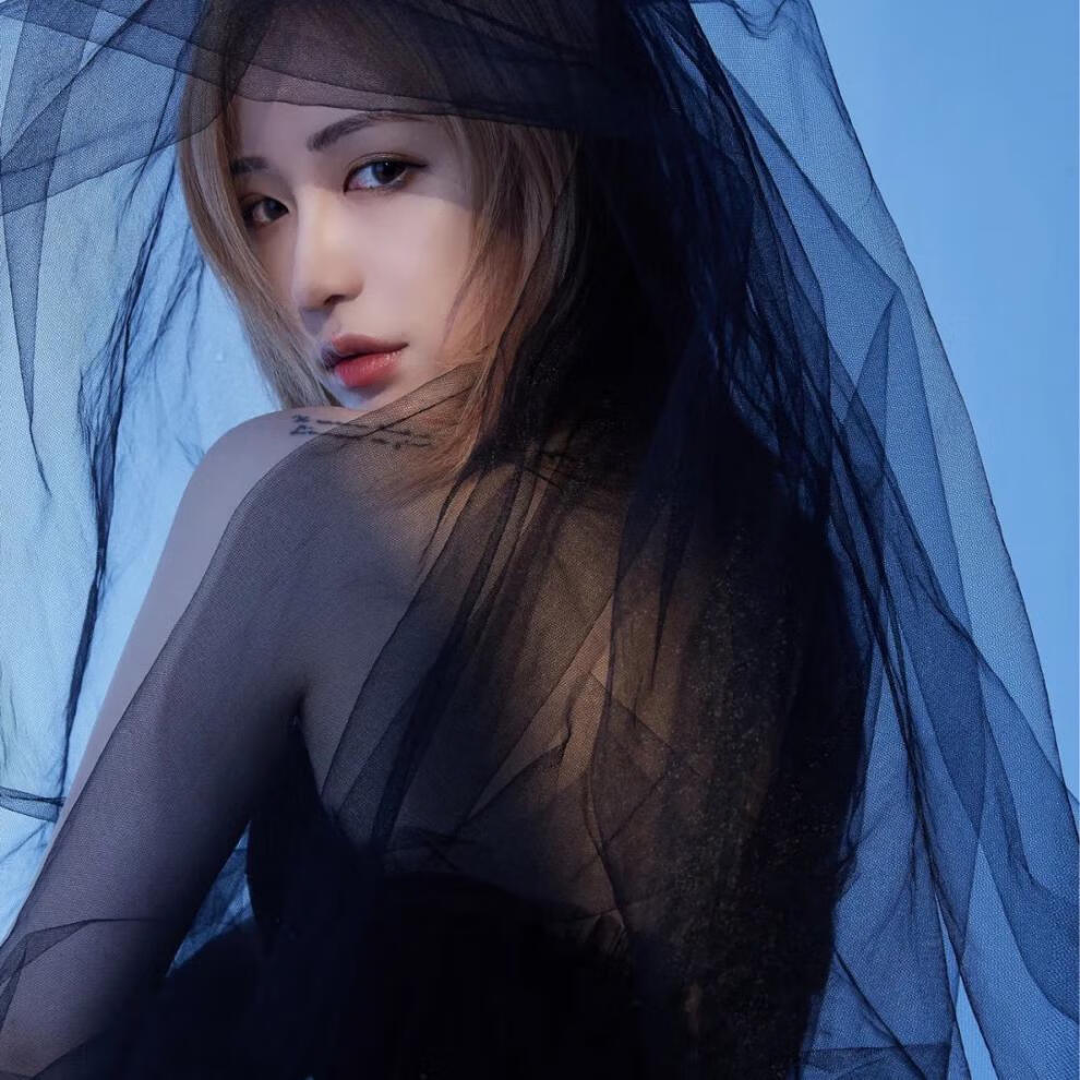 蒙面盖头防风沙舞蹈大方巾婴儿车透明纱巾防蚊虫大丝巾女童黑色150150