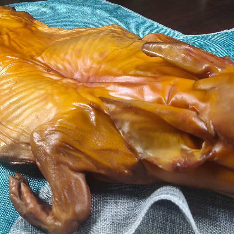橙伯乐菜中湘整只烟熏腊乳猪香猪腊全猪腊货腊肉腌肉制品年货礼佳品4