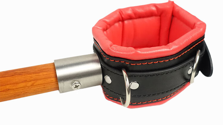 强制开腿分腿器男情趣sm分腿束缚固定脚铐分腿高跟鞋带锁情趣刑具b款