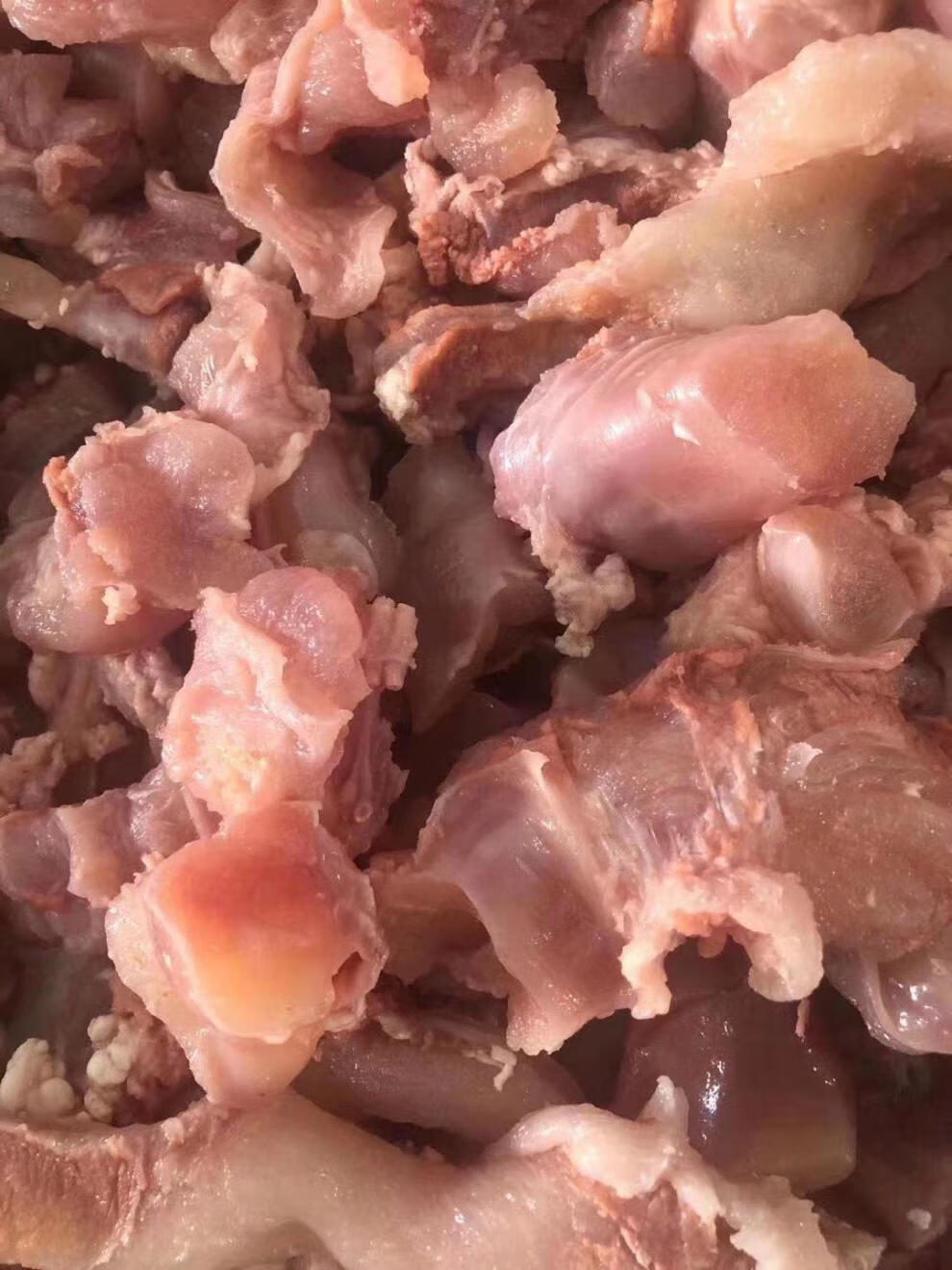 清真牛肉筋头巴脑4斤9斤八分熟无汤无水牛筋熟筋熟牛头皮3斤丰富胶原