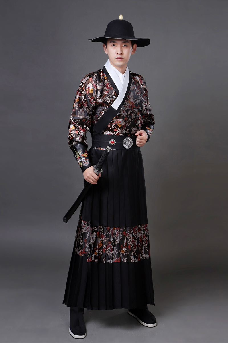 秉藜 锦衣卫飞鱼服绣春刀古装明制汉服男衣服中国风蟒袍曳撒武侠装