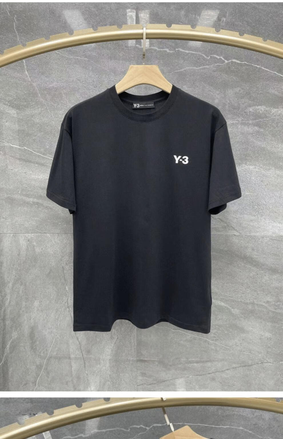 addsy3山本耀司黑武士涂鸦印花短袖t恤男签名圆领y3半袖黑色m