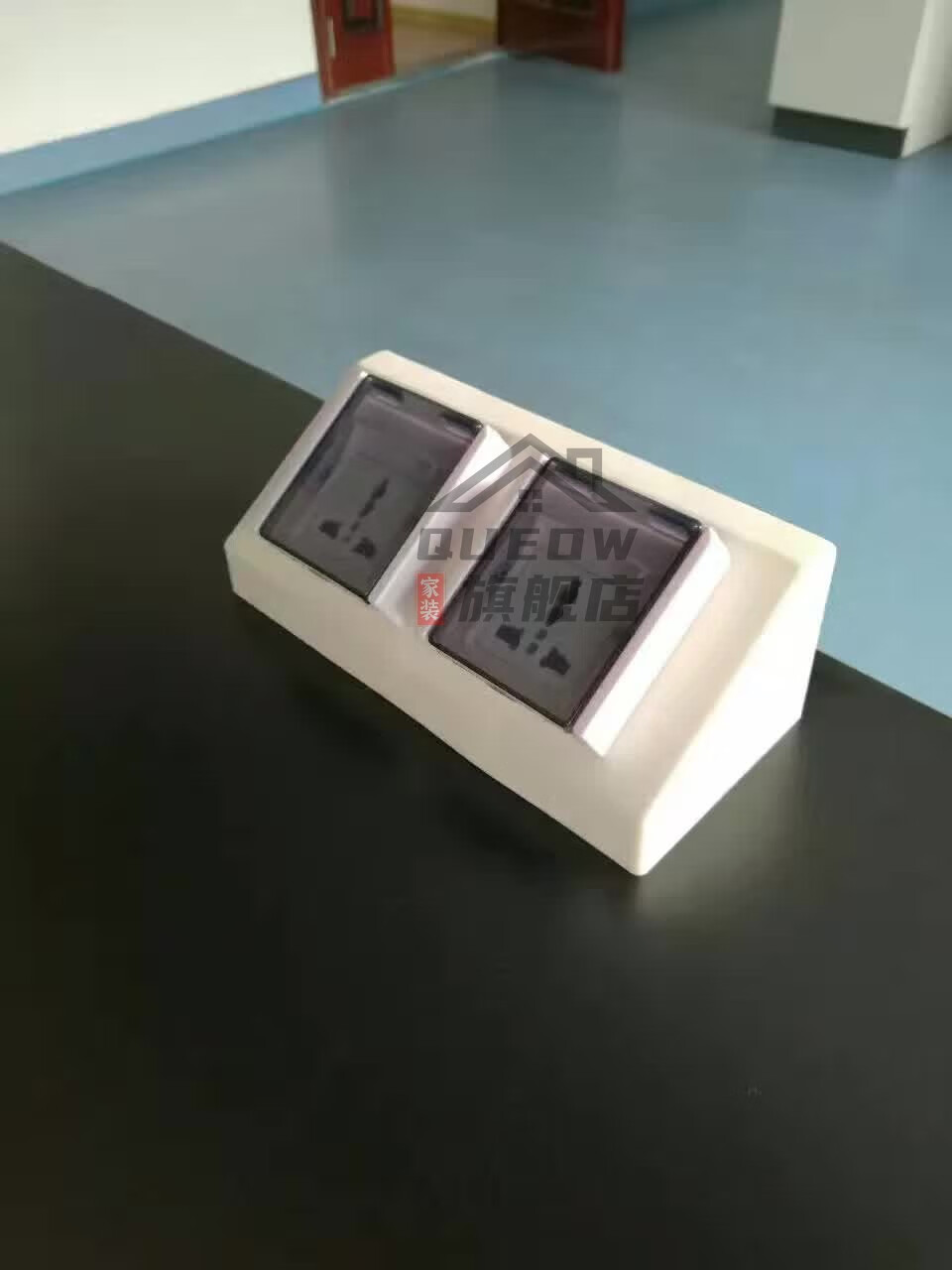 化验室插座 透明防水插座 实验台插座开关 通风柜配件 防尘插座 pp