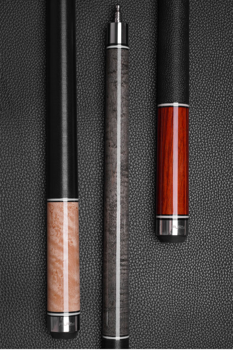 2022新款fury台球杆大头中式黑八台球杆中头黑8台球杆威利九球杆桌