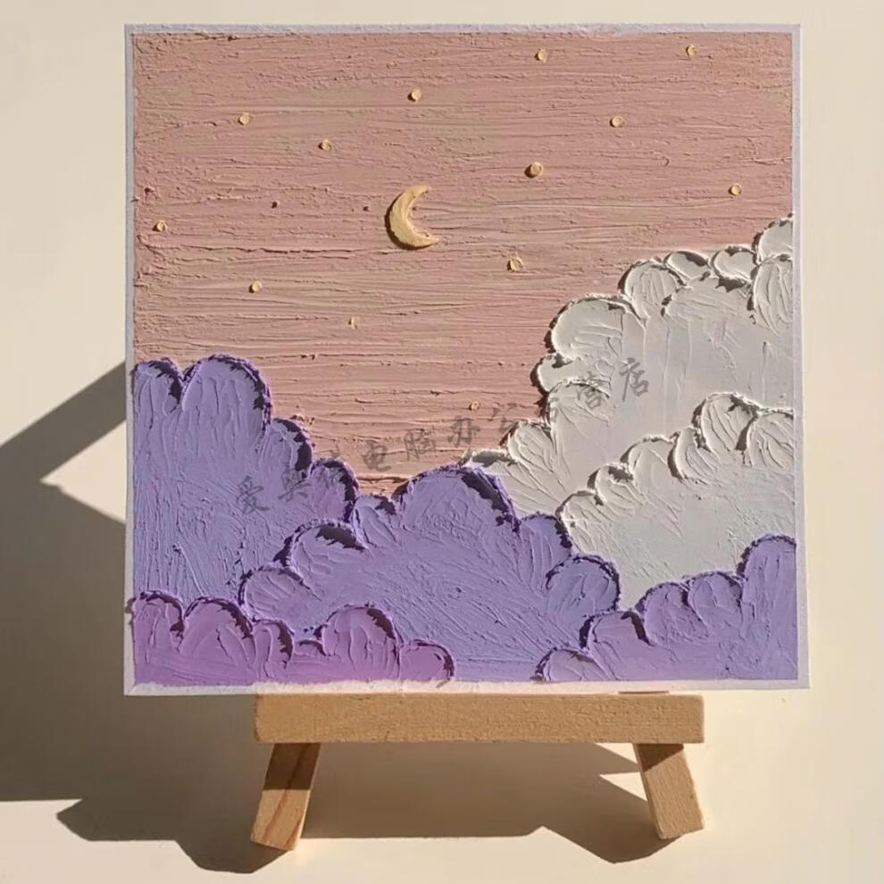 呱叽呱叽ins绘画博主油画棒绘画套装学生入门新手重彩油画棒组合油画