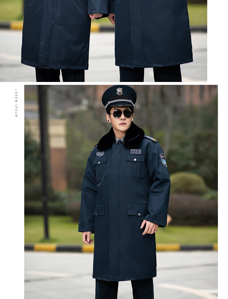 冬装棉服站岗防风保暖大棉袄棉衣男冬季棉袄防寒棉服冬装加厚工作服