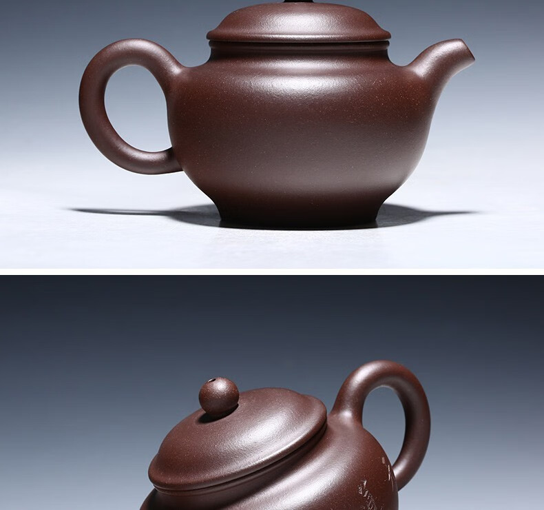 徐保国紫砂壶宜兴名家纯全手工原矿紫砂泡茶壶茶具掇只壶天道酬勤紫泥