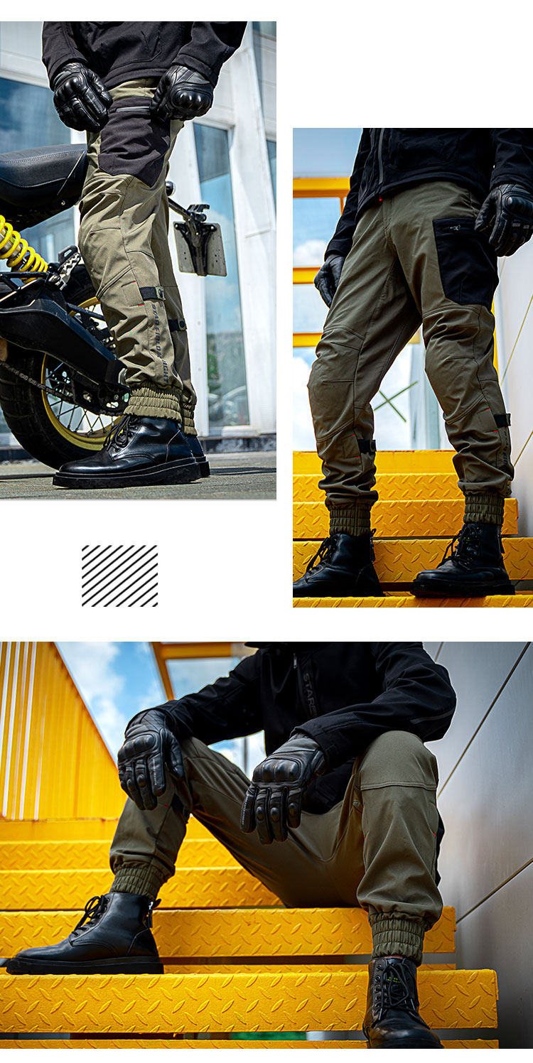 星空骑士摩托车骑行裤四季防风保暖冬季加绒防水防摔加厚机车裤子赛车