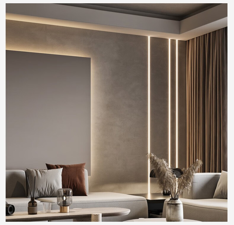 幻色低压led灯带柜台灯带12v24v120珠2835背景墙灯带软灯条cob灯具