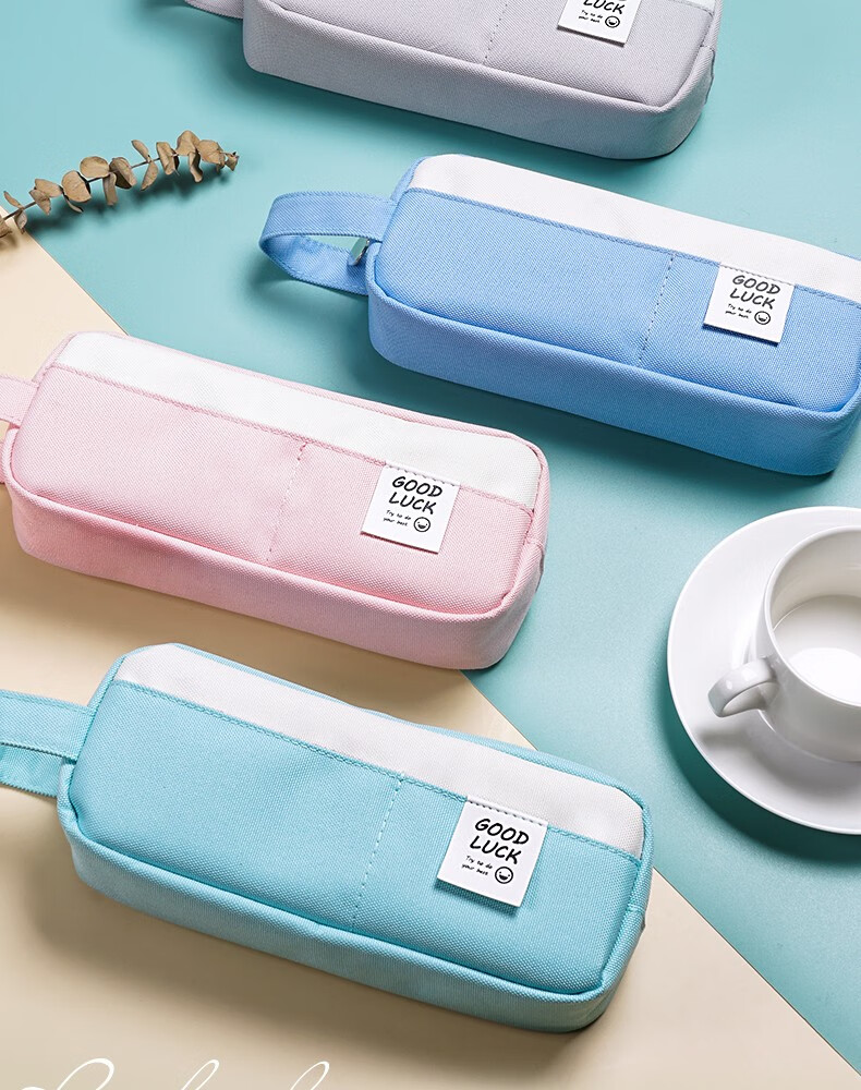 ins风网红笔袋大容量创意简约可爱高颜值文具盒文艺日系多功能小学