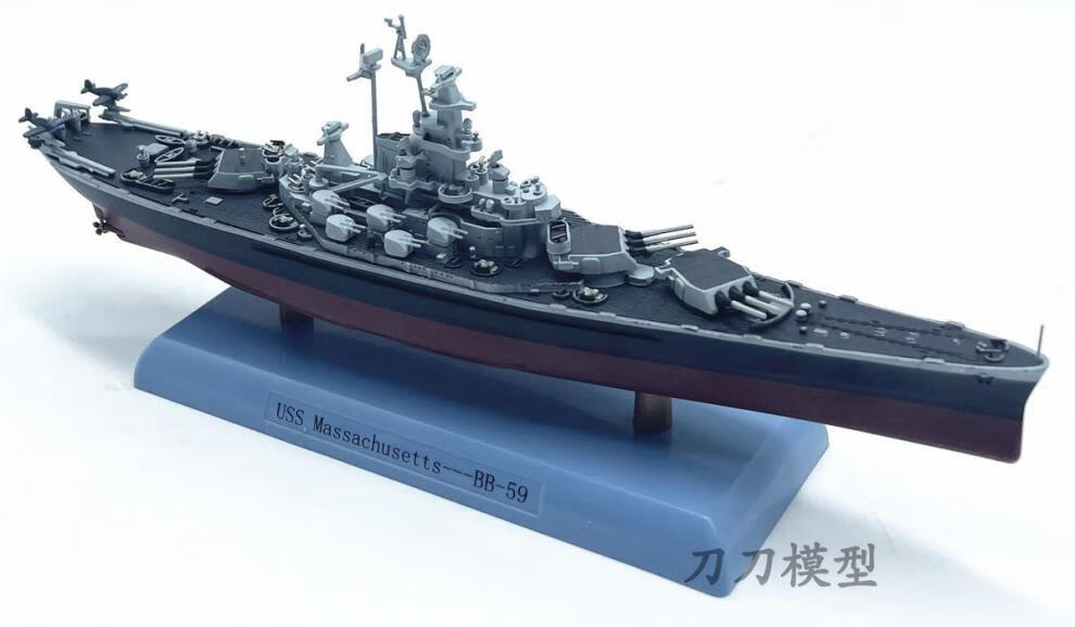 浴戰京選優品二戰密蘇里衣阿華北卡南達俾斯麥戰列艦戰艦世界模型免膠