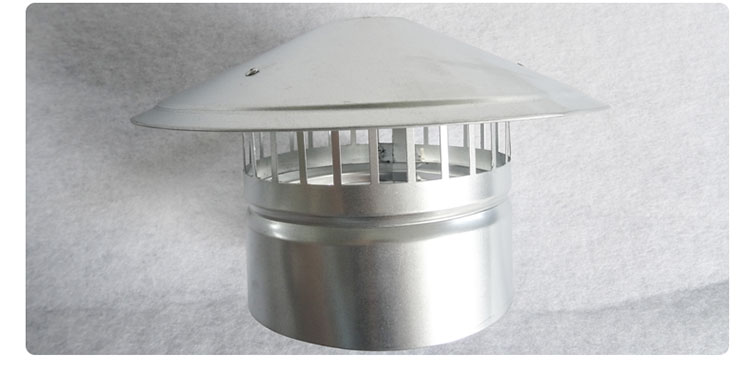 物推选] 不锈钢风帽烟帽烟管屋顶伞形防风雨帽 抽油烟机排烟帽烟囱帽