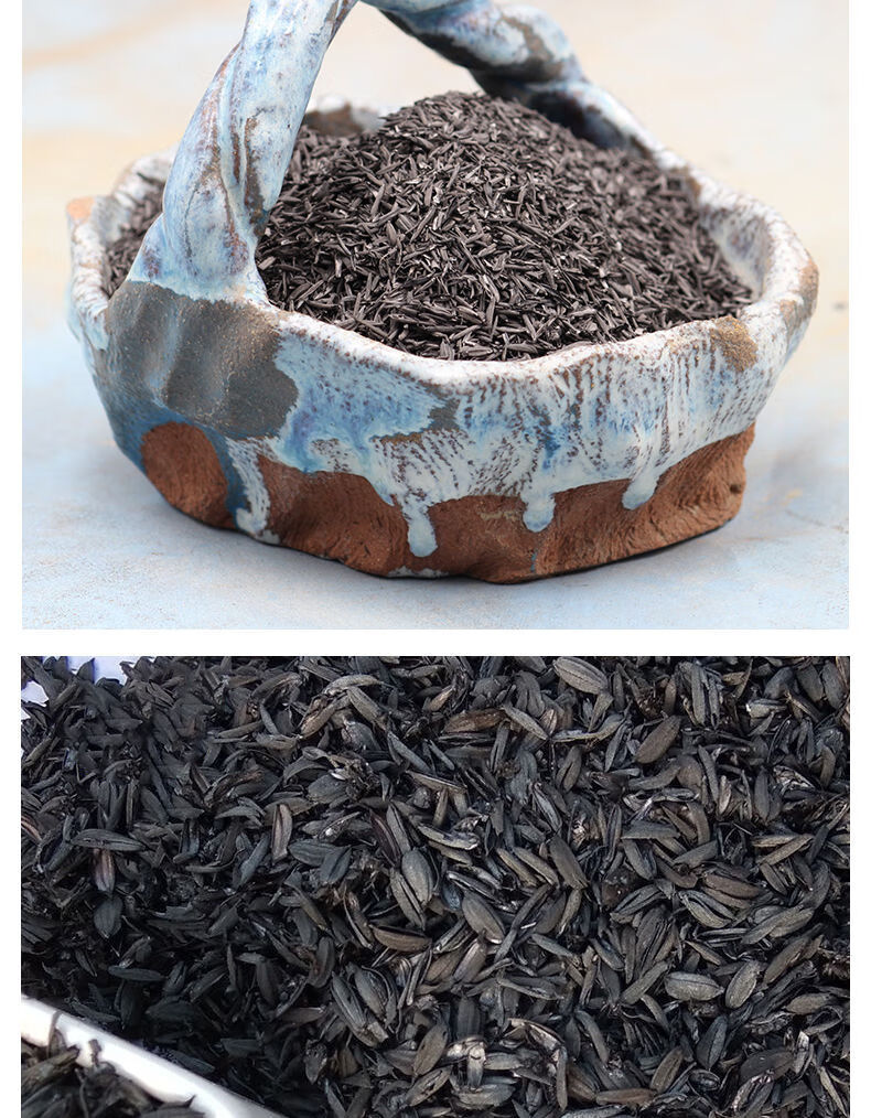 园艺稻壳炭谷壳炭稻壳灰草木灰兰花月季专用营养土多肉土碳化稻壳豆乐