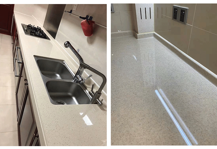 可狄厨房灶台台面贴膜大理石英石耐高温防水防油防火透明保护贴纸常规