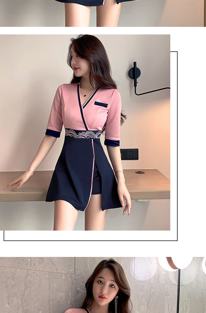 均策足浴工作服女水疗spa技师服美容师养生馆技师裤裙套装连衣裙junce