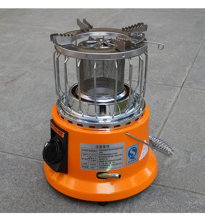露营帐篷取暖器 川跃户外取暖炉野营冰钓帐篷燃气冬钓取暖炉手提式