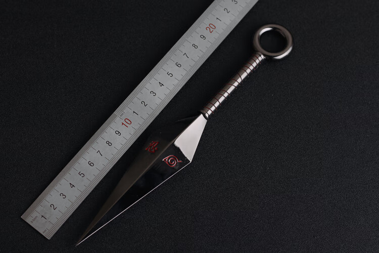 火影忍者忍刀四代目苦无龙刃阿斯玛cos手里剑周边模型刀扣不开刃 四代