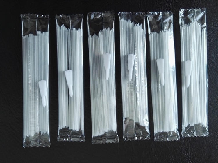 2022新款口服液吸管医药级细小吸管带助扎器1000支一次性洁净吸管20