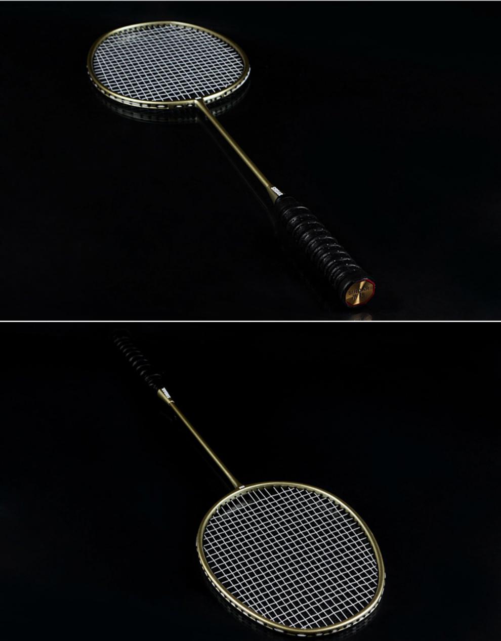 萨达羽毛球拍2只健身进攻型单双打拍轻碳纤维耐打初学ymqp 白色