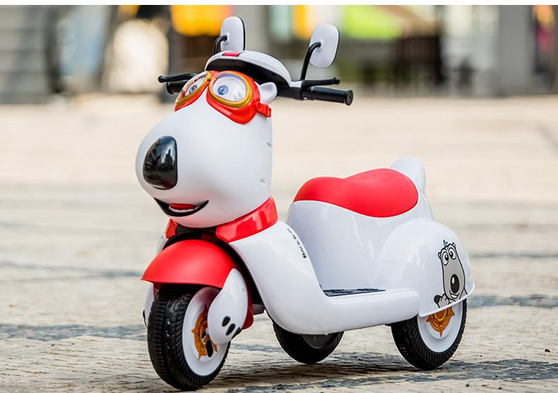 倒霉熊小车车倒霉熊儿童电动摩托车男孩三轮车充电遥控电动车宝宝大号