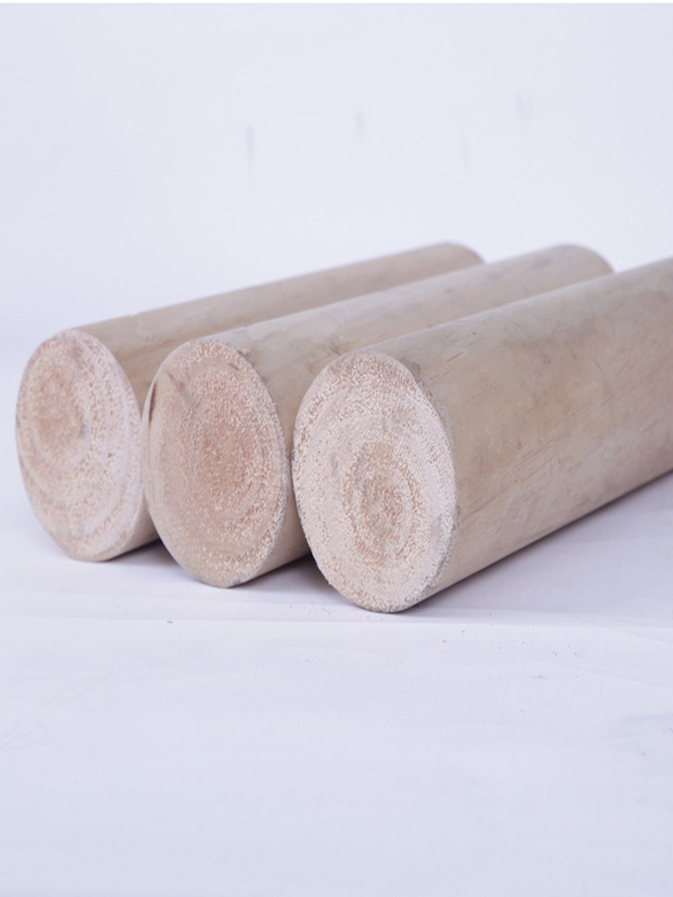 实木圆木棍长木棍瑜伽棍超粗大号圆柱健身棒圆形木棍开背棍长木棍