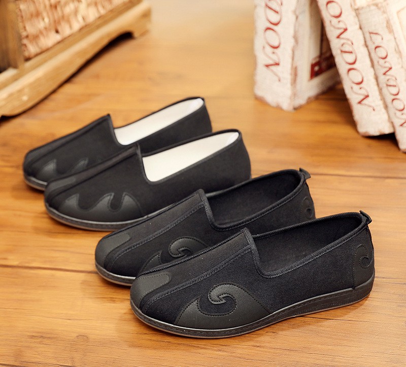 道士鞋老北京布鞋祥云禅修居士鞋民族风懒人复古工作鞋云头洒鞋休闲男