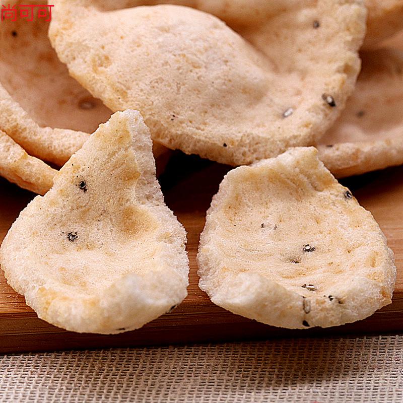 嵊州特产年糕干松脆香酥年糕片年糕条爆年糕胖炒货怀旧零食圆形年糕胖