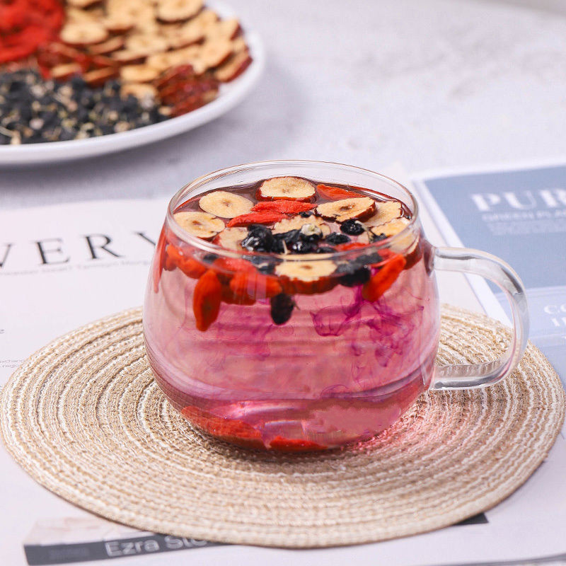 黑枸杞野生泡水红枣枸杞茶宁夏枸杞滋补男女肾枸杞子组合100g红枸杞