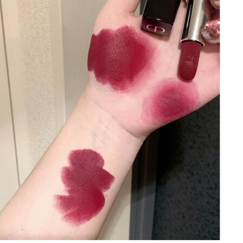 dior迪奥口红金管假日2021圣诞限定印花74757677哑光唇膏圣诞印花金管