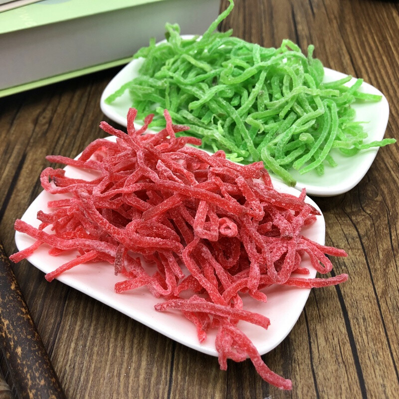 红绿丝苏式绿豆汤配料八宝饭材料冬瓜糖金桔月饼馅料食用青红绿丝无核