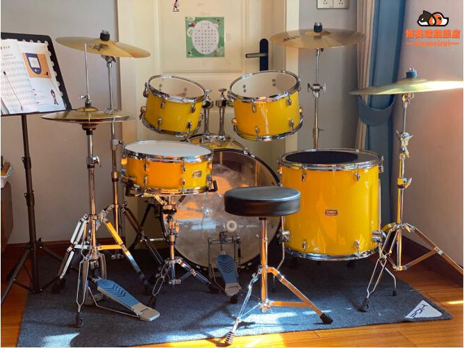 雅马哈专业架子鼓yamaha雅马哈架子鼓雷神成人儿童爵士鼓5鼓4镲演奏