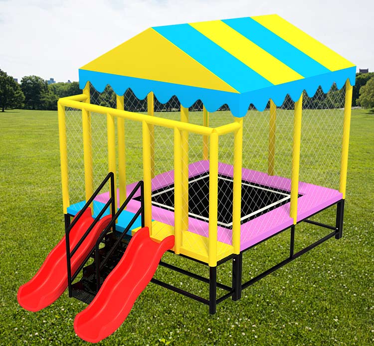 大型儿童蹦蹦床公园幼儿园户外室内健身设备护网跳跳床游乐场设施更多