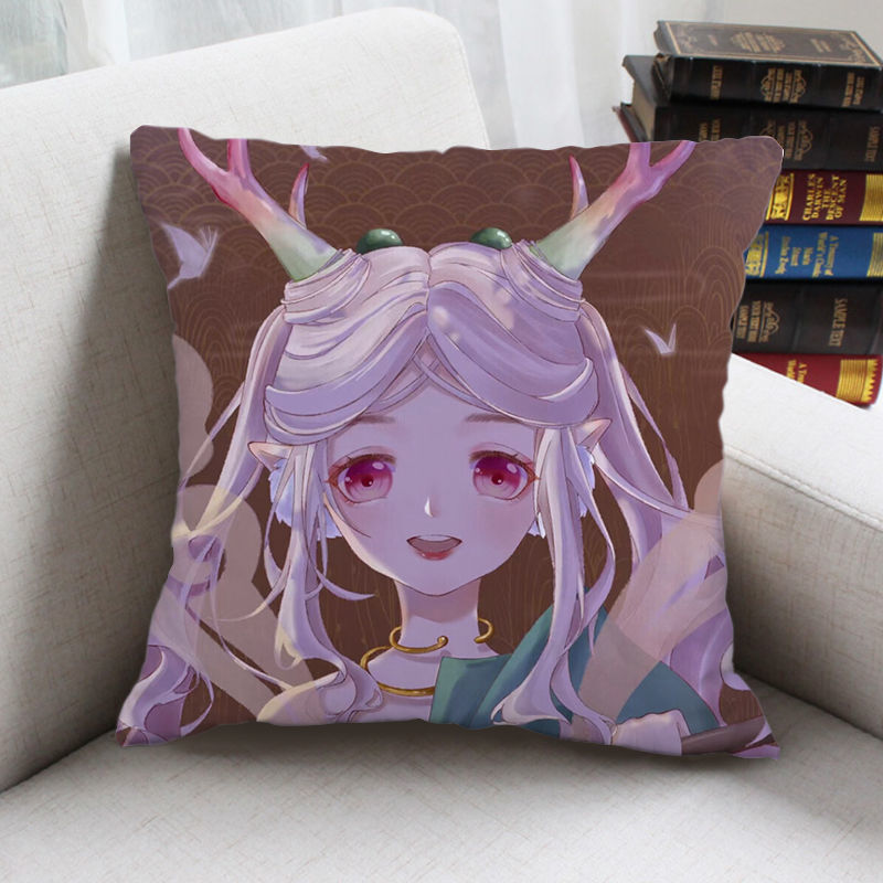遇见神鹿瑶周边抱枕王者荣耀英雄游戏皮肤照片午睡枕学生礼物定制 方