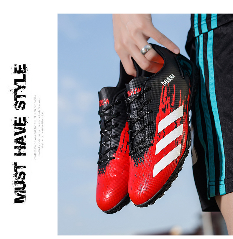 空军一号aj足球鞋男低帮碎钉中小学生青少男比赛训练鞋ag人造草地