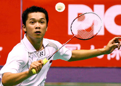 羽毛球海报体育新四大天王球星陶菲克林丹李宗伟盖德贴画74230cm