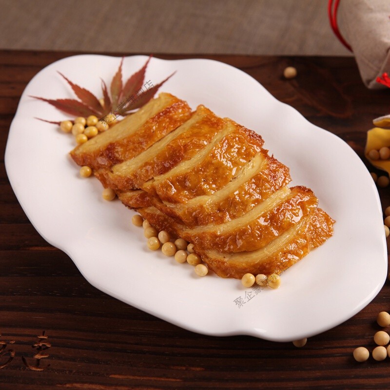 人气老上海特产龙华古寺素斋素鸭纯素网红素食豆制品休闲食170g/袋 6