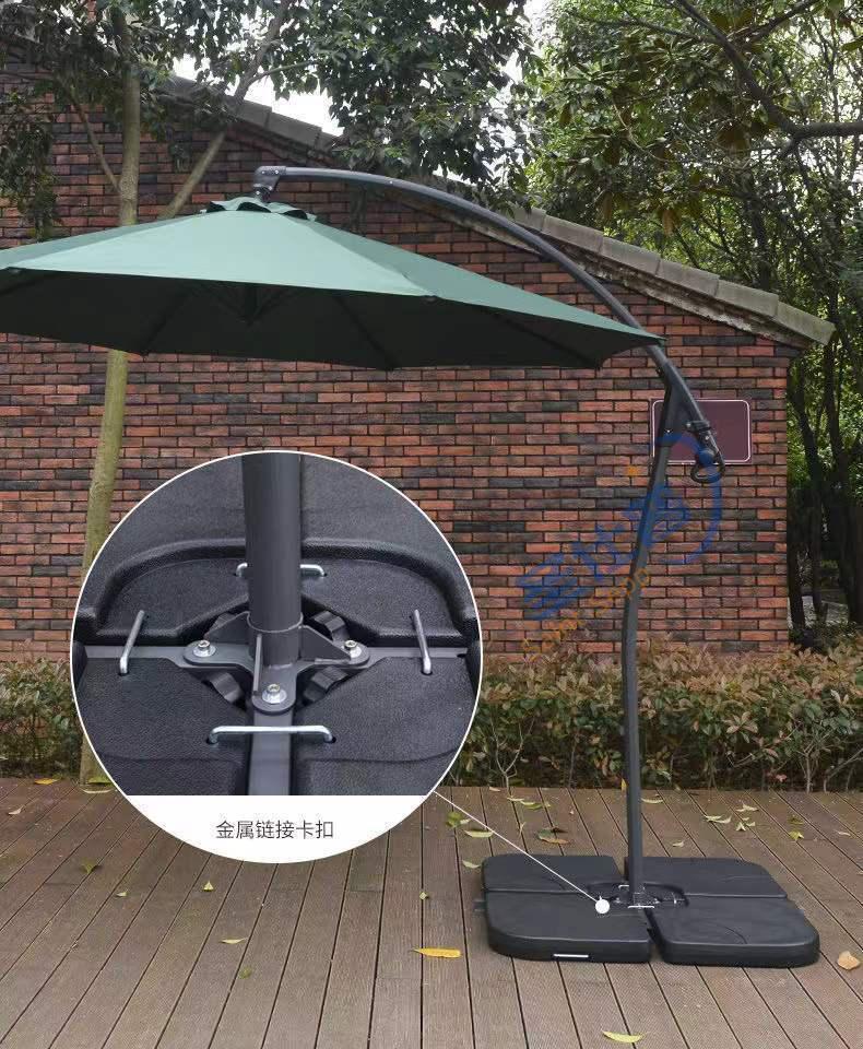 圣仕普户外遮阳伞底座中柱伞罗马伞香蕉伞注水注沙