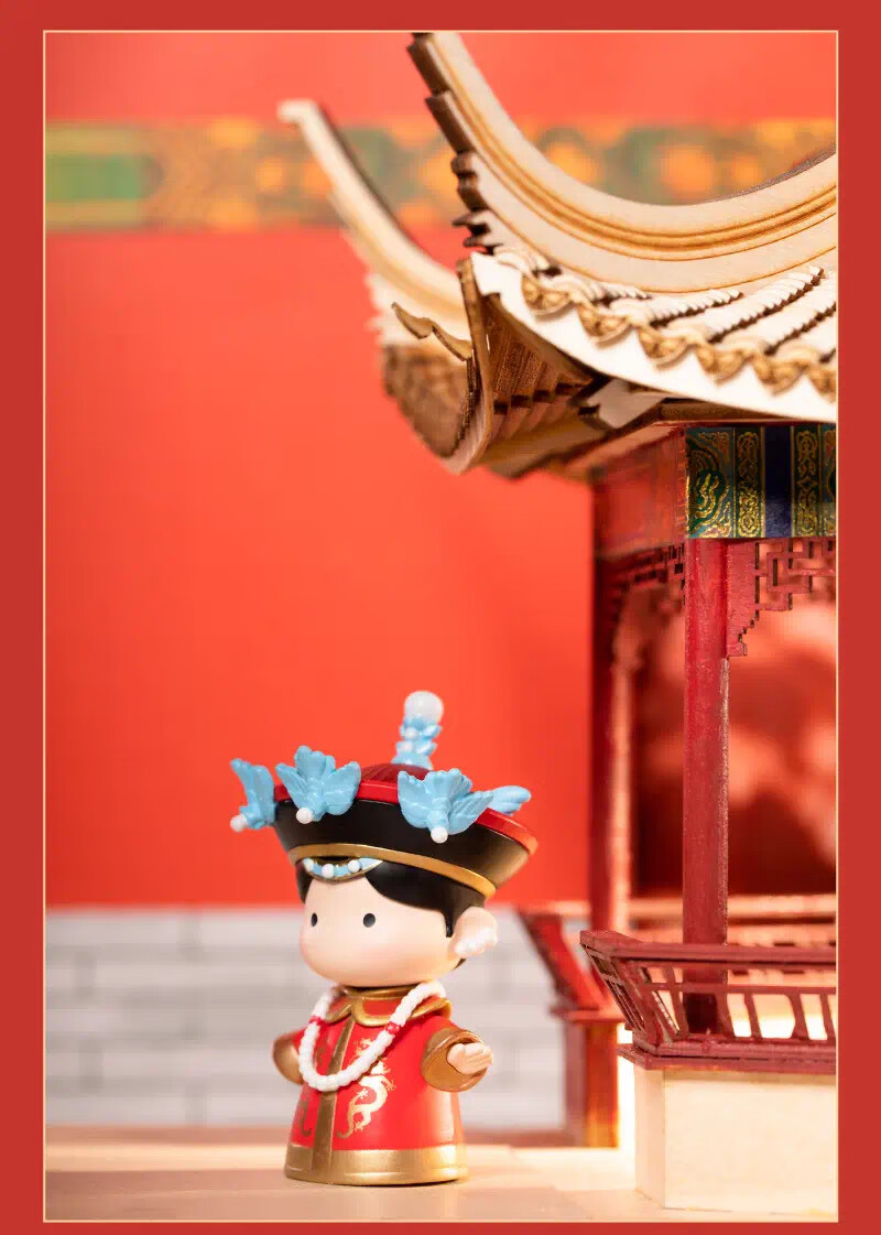 京选好货赛故宫国潮手办宫廷故宫系列中国古风文创公仔潮玩盲玩偶摆件