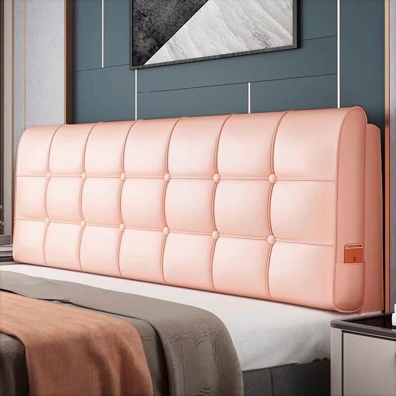 同洁仕家软包床头靠垫大靠背双人床卧室榻榻米软包床头靠垫枕头皮革可