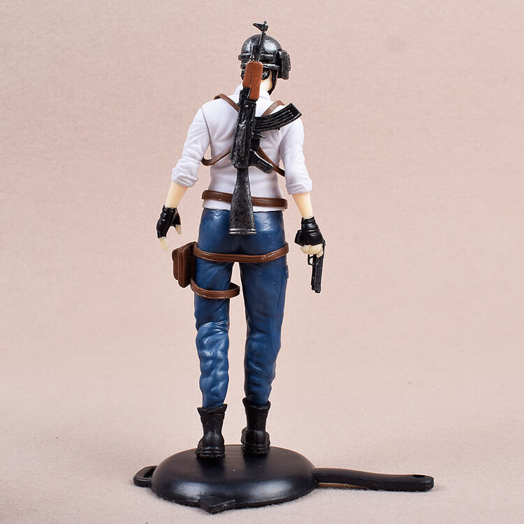 吃鸡手办人偶蛋糕装饰品绝地求生大吉大利今晚上吃鸡手办人偶公仔模型