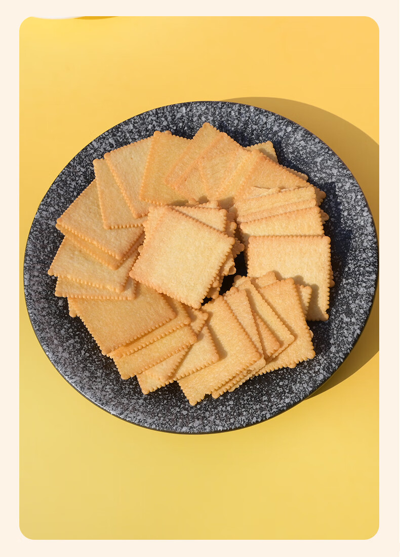 薯脆薄饼蒜香味薄脆饼干纯薯薄饼散装多口味零食整箱批发3斤 【整箱3