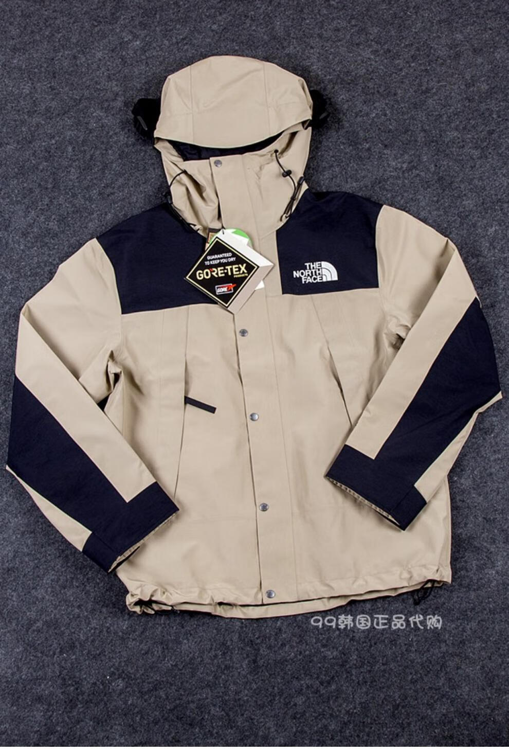 韩国thenorthface/北面1990男女冲锋衣gtx防风防水gore-tex外套 雪山