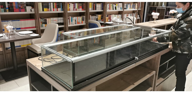 定做小型桌面玻璃柜台面饰品展柜珠宝柜饰展示柜吧台精品柜 方形玻璃