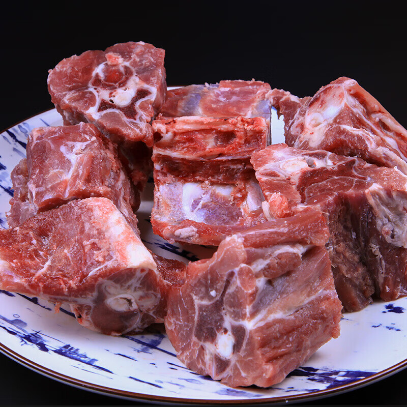内蒙古新鲜羊蝎子羊脊骨羊骨头排骨羊筒骨火锅食材现杀生羊肉4斤